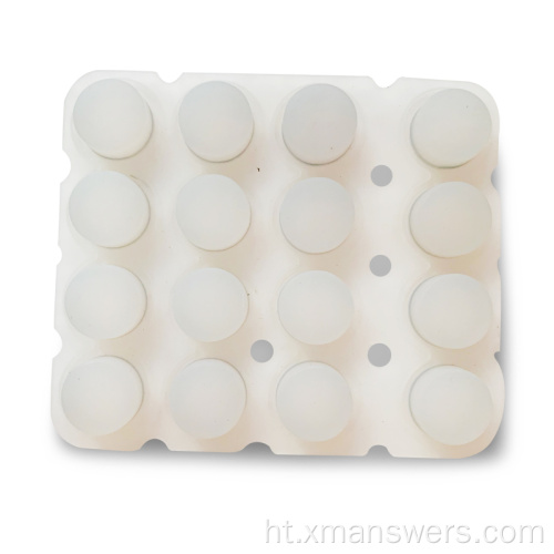 Silicone kawotchou dirije mizik bouton pad